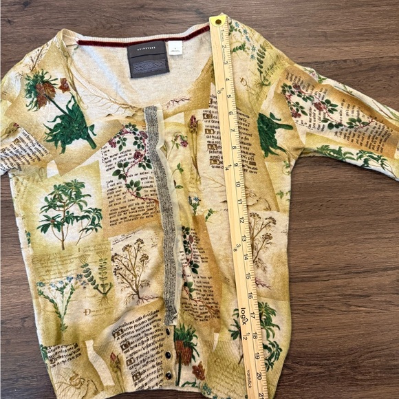 Anthropologie Women’s Horticultural Knit Cardigan by Guinevere Beaded Sz S - Picture 10 of 11